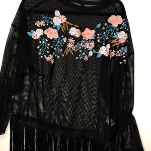 Embroidered handmade blouse